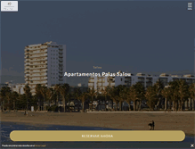 Tablet Screenshot of apartmentspalassalou.com